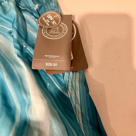 B4 ALL Teal Wave Marble Boy’s Board Short Swimming Trunks Size 14 - Picture 5 of 5